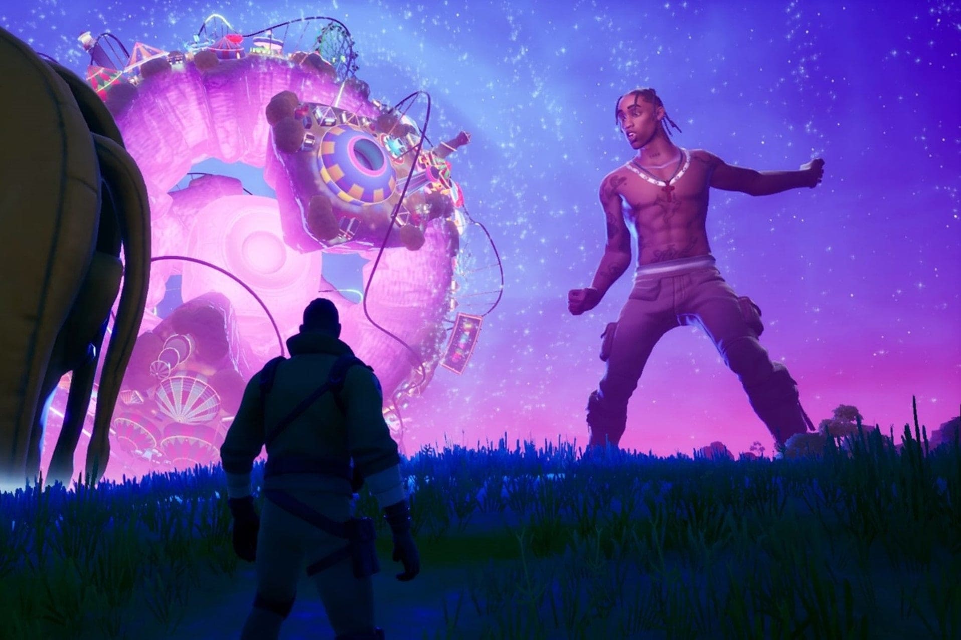 Travis Scott Fortnite metaverse concert