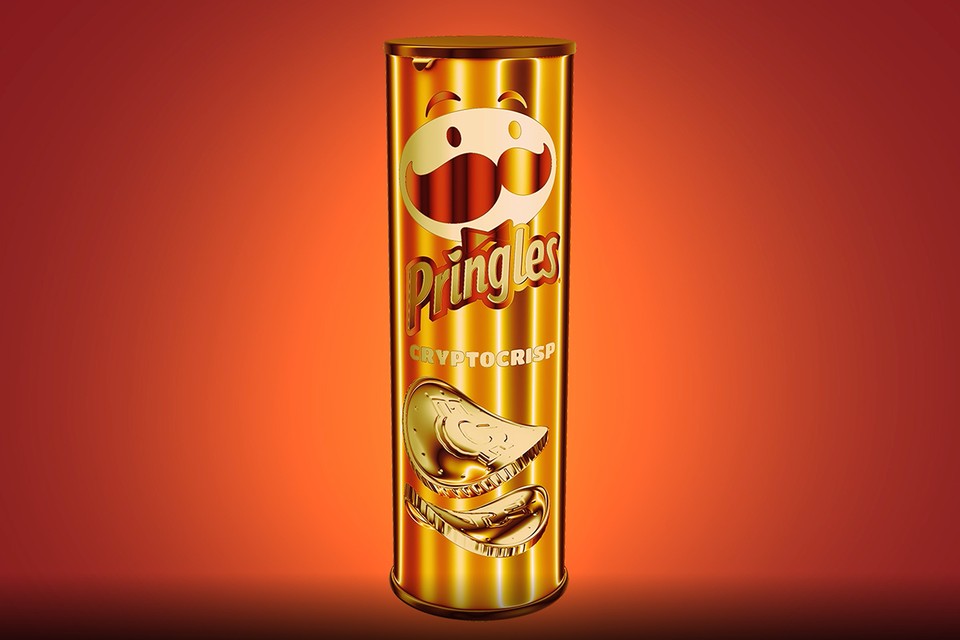 golden pringles can NFT