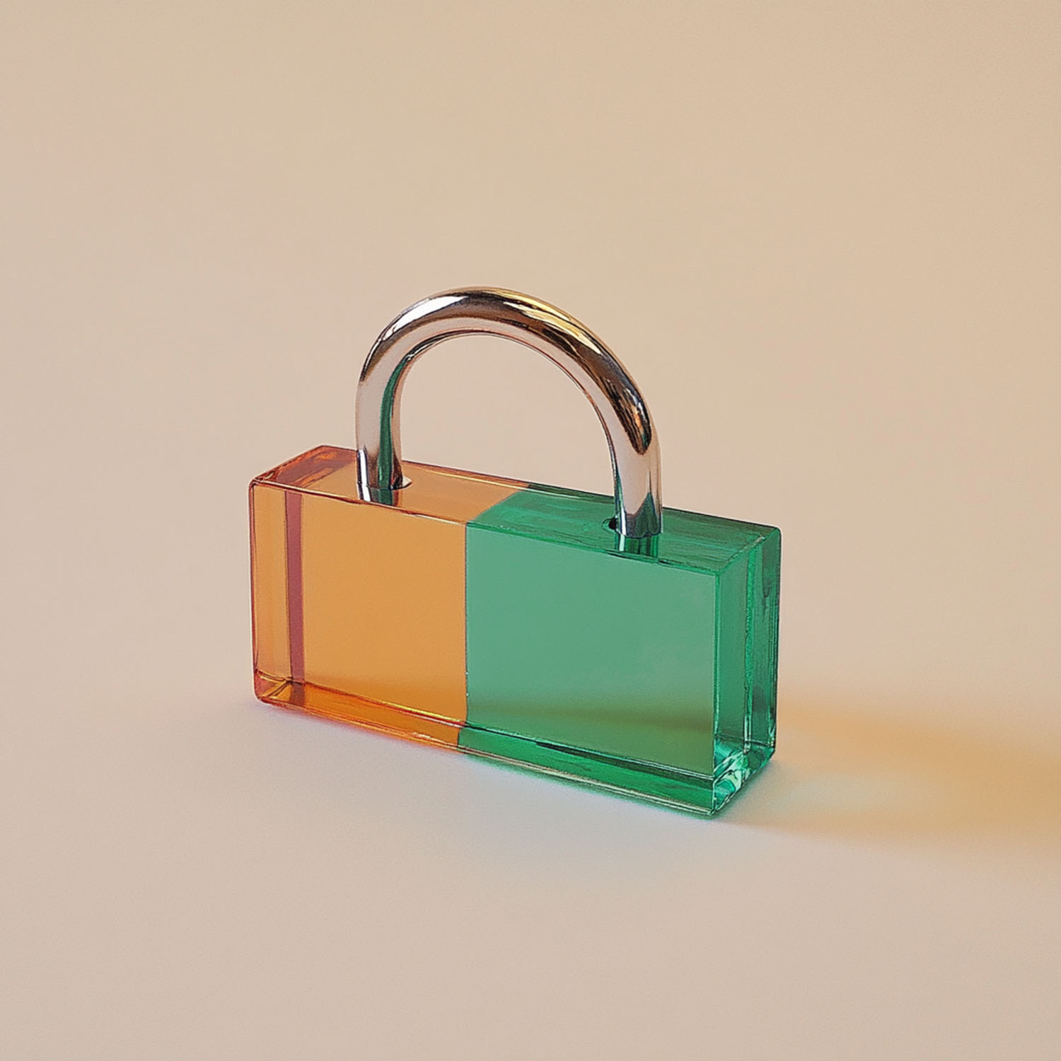 abstract padlock